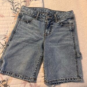GIRLS DENIM SHORTS SIZE 10/12